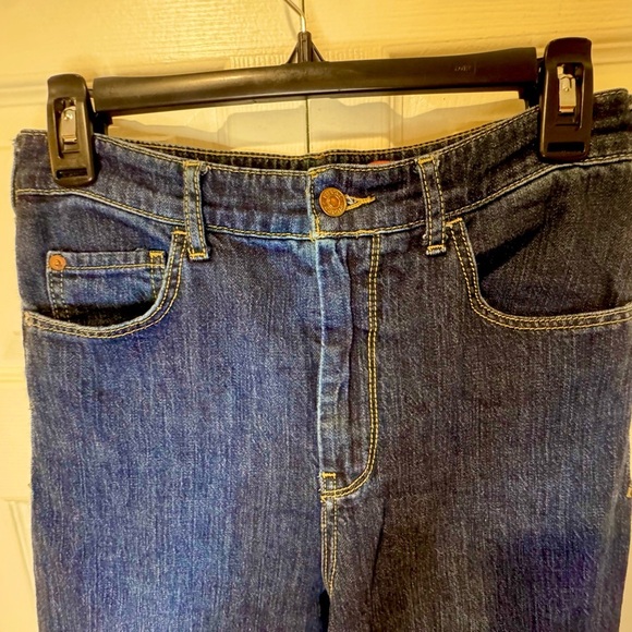 Pilcro Anthropologie Jeans Womens Blue Denim Wide Leg Baggy Loose EUC. Size 27 - Picture 3 of 13